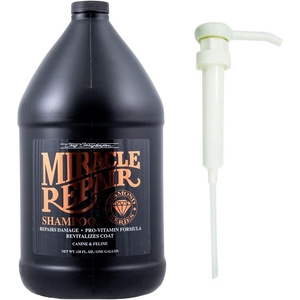 image:imageChris Christensen Gallon Liquid and Gallon Pump Dispenser Bundle Diamond Series Miracle Repair Dog Shampoo Suitable for all Coats Maximum Moisture  Gallon Pump Dispenser Easily Dispenses No Mess