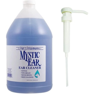 image:imageChris Christensen Gallon Liquid and Gallon Pump Dispenser Bundle Mystic Ear Dog Ear Cleaner Safe for Frequent Use  Gallon Pump Dispenser Easily Dispenses No Mess