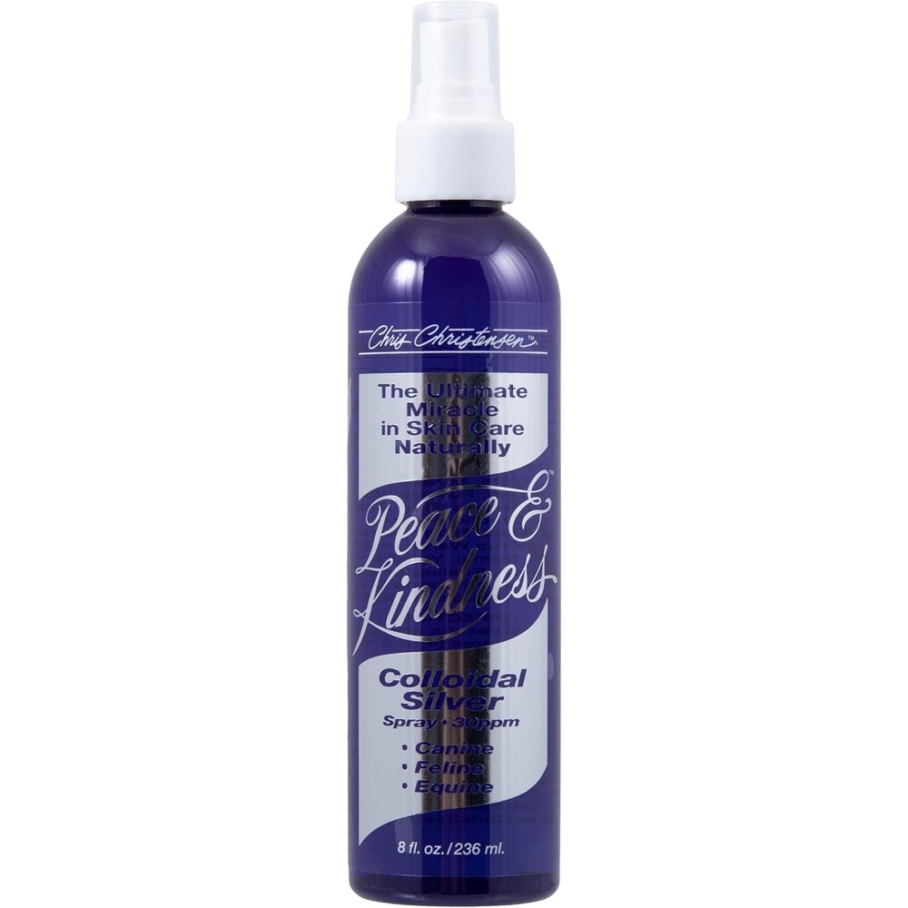 image:imageChris Christensen Peace amp Kindness Topical Skin Spray Groom Like a Professional All Natural Alternative Heals Variety of Skin Problems Safe on Dogs Cats and Horses Made in USA 8 oz Spray8 Fl Oz Pack of 1