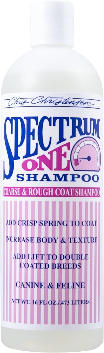 image:imageChris Christensen Shampoo amp Conditioner 16 oz Bundle Spectrum One Shampoo Spectrum One Conditioner Ice on Ice DentanglingFinishing Spray Groom Like a Professional Made in USA