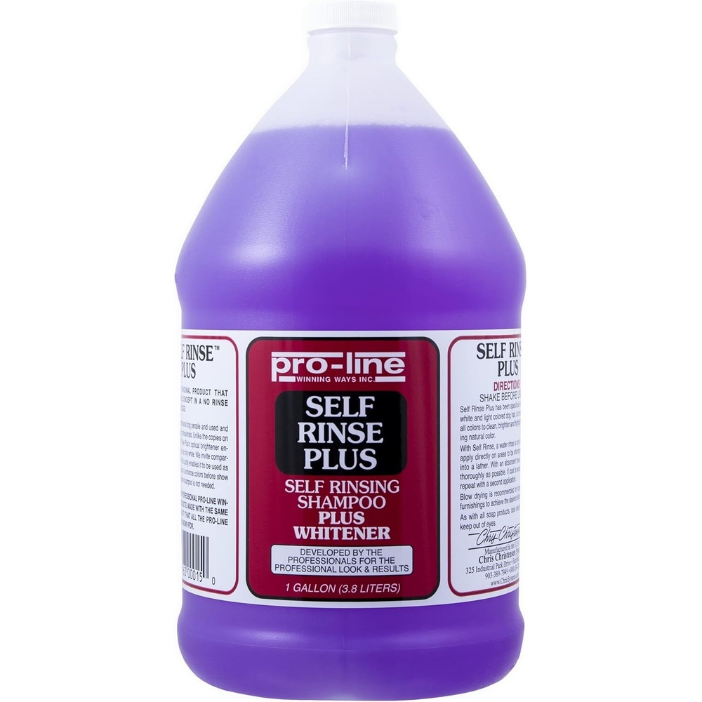 image:imageChris Christensen ProLine Self Rinse Plus Dog Shampoo Groom Like a Professional Brightens and Whitens No Rinse Cleaner Made in USA