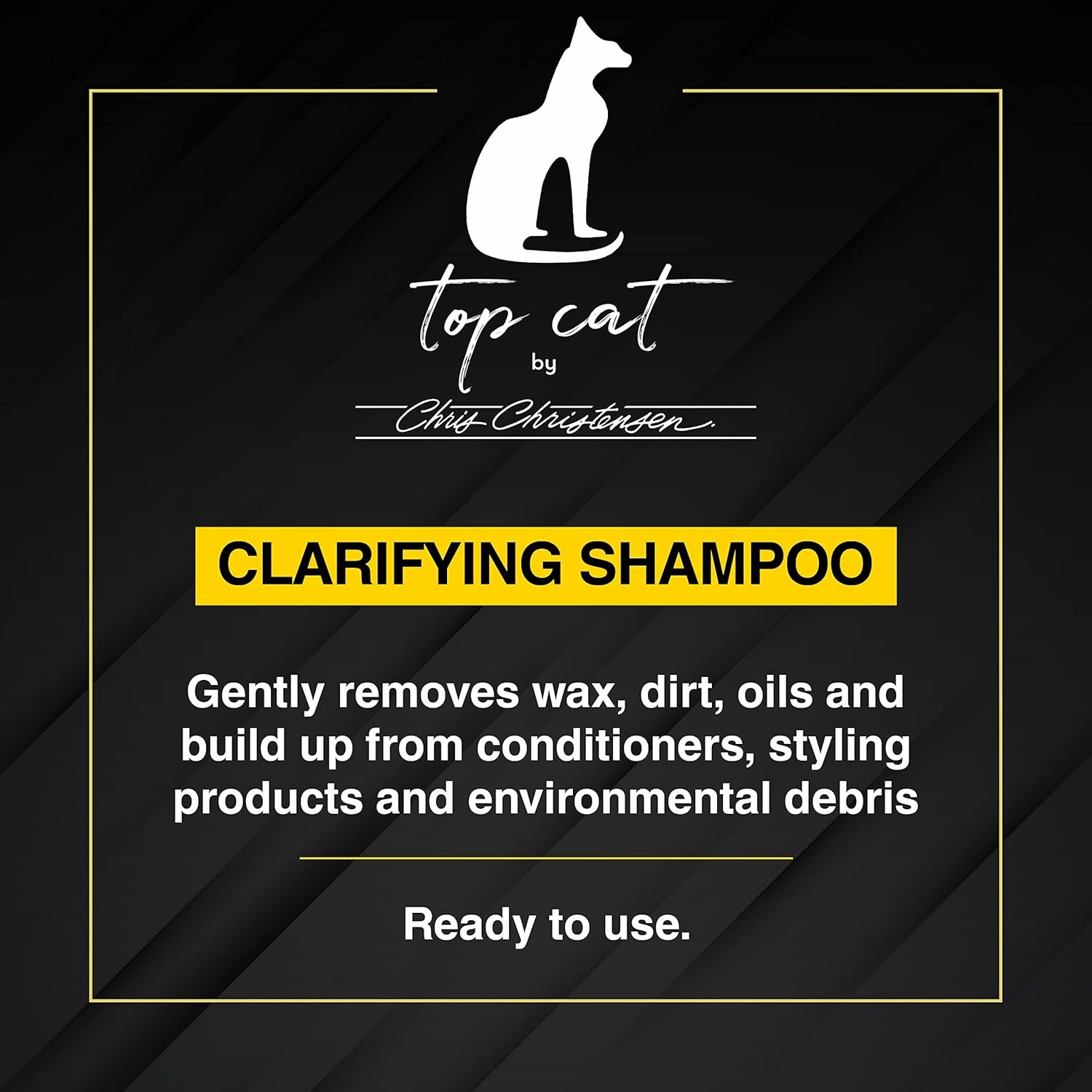 image:imageChris Christensen Top Cat Clarifying Shampoo for Cats Groom Like a Professional Gently Removes Dirt amp Oils Great for All Coat Types Made in USA 16 oz
