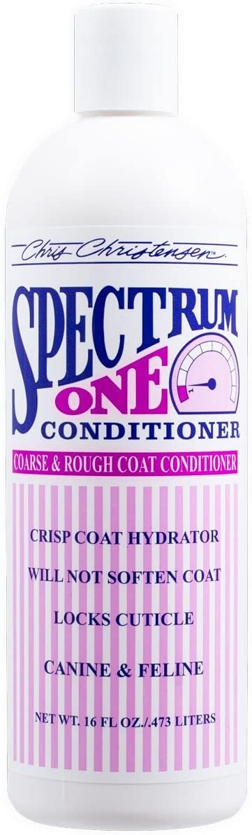 image:imageChris Christensen Applicator Measuring Bottle and Conditioner Concentrate Bundle Applicator Measuring Bottle 20mm Increments Spectrum One Conditioner Concentrate 16oz Coarse and Rough Coat