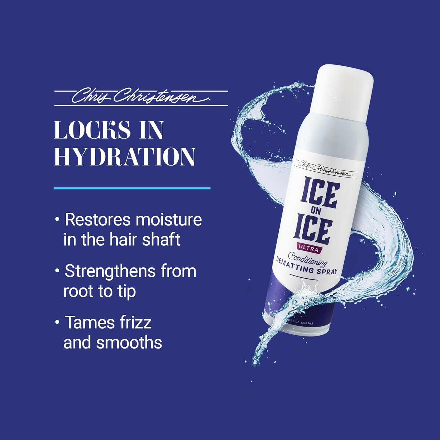 image:imageChris Christensen Ice on Ice Ultra Conditioning Dematting Spray Dog Conditioner Groom Like a Professional Lightweight Formula Dematts amp Detangles Conditions amp Protects Made in the USA 132oz