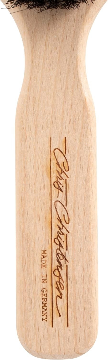 image:imageChris Christensen Horse Hair Chalk Brush for Dogs Groom Like a Professional Even Applicaiton Great for Face or Feet 100 Horse Hair Made in Germany