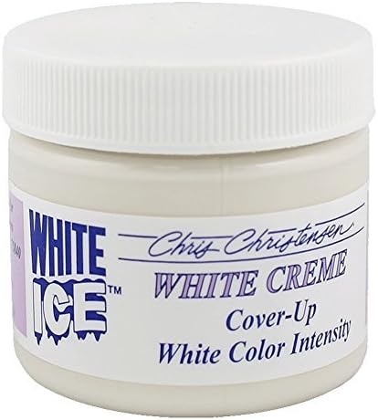 image:imageChris Christensen Ice Crme Cover Up Dog Cosmetics Groom Like a Professional Not Oily or Heavy Dense Pigmentation Crme Cover Up Made in The USA White 25 oz
