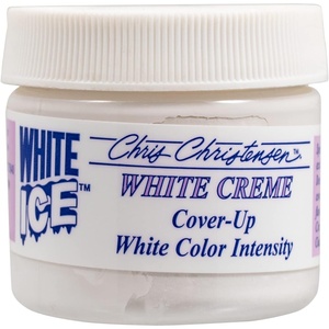 image:imageChris Christensen Ice Crme Cover Up Dog Cosmetics Groom Like a Professional Not Oily or Heavy Dense Pigmentation Crme Cover Up Made in The USA White 25 oz