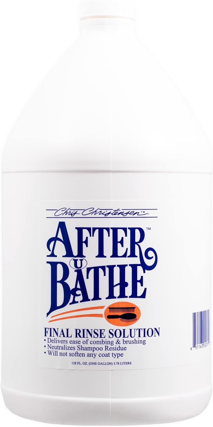image:imageChris Christensen Dog Shampoo amp Conditioner Gallon Bundle Clean Start Clarifying Shampoo After U Bathe Final Rinse Solution Day to Day Moisturizing Condiutioner Groom Like a Proffesional