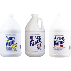 image:imageChris Christensen Color Revitalizing Groomers Bundle  White on White Shampoo  Black on Black Shampoo  After U Bathe Final Rinse Solution Groom Like a Professional Made in USA