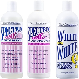 image:imageChris Christensen Shampoo amp Conditioner 16 oz Bundle  Spectrum One Shampoo  Spectrum One Conditioner  White on White Shampoo Groom Like a Professional Made in USA